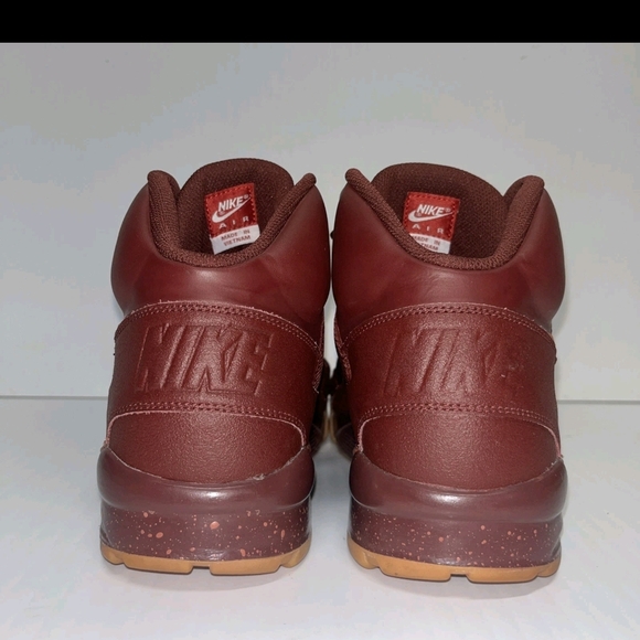 Nike Air Trainer Sc Men's Maroon and Tan Sneakers - Picture 3 of 7